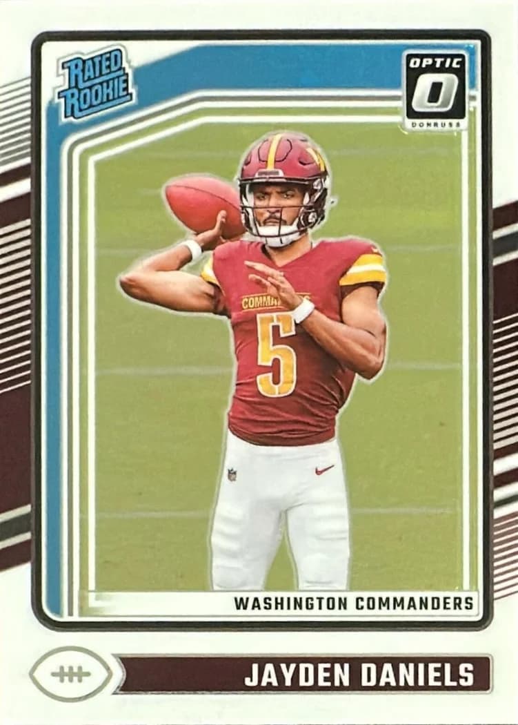 2024 Donruss Optic Jayden Daniels Rated Rookie #248 card front