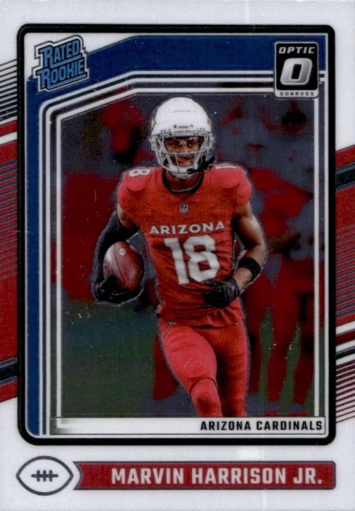 2024 Donruss Optic Marvin Harrison Jr. Rated Rookie #276 card front