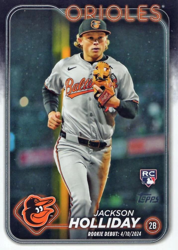2024 Topps Update Jackson Holliday Rookie Debut #US97 card front