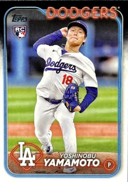 2024 Topps Yoshinobu Yamamoto #553 card front