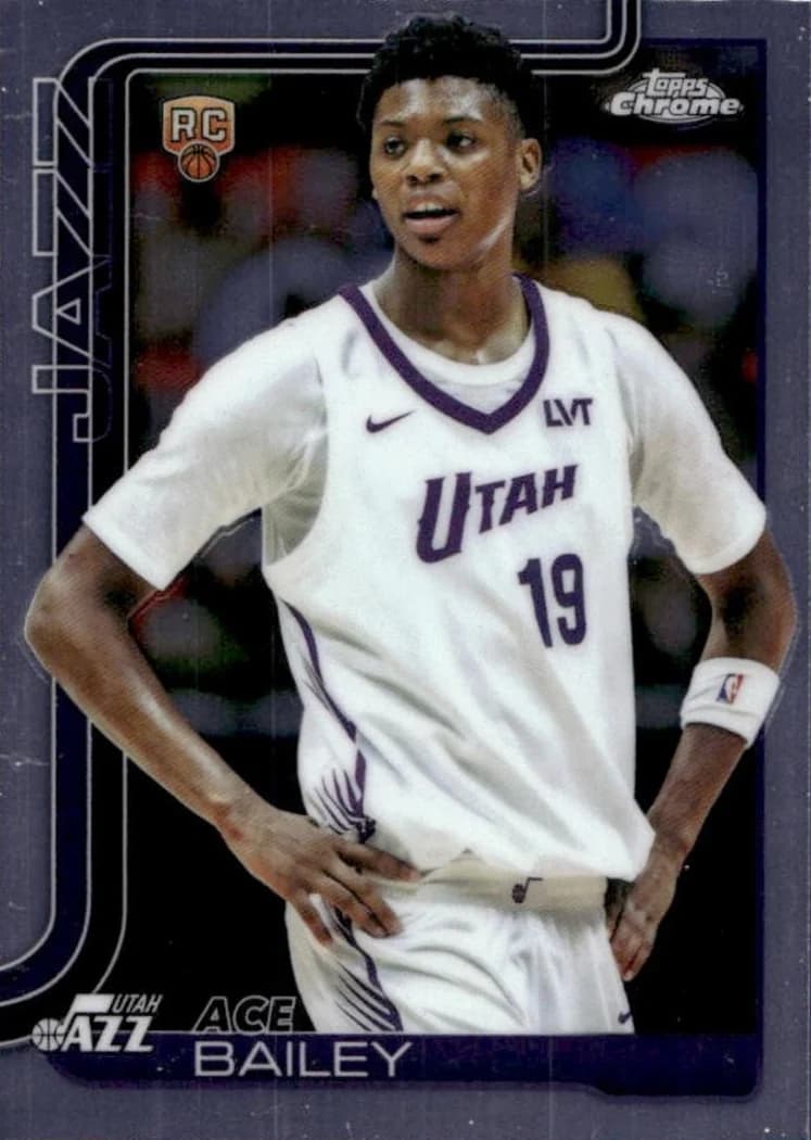 2025-26 Topps Chrome Ace Bailey #255 card front