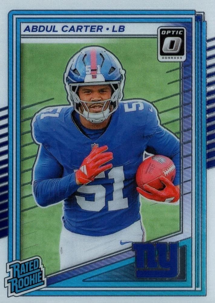2025 Donruss Optic Abdul Carter Rated Rookie #300 card front