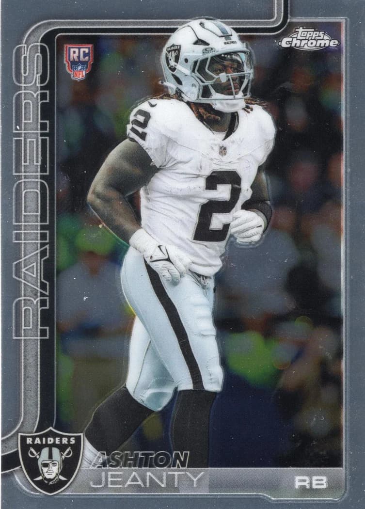 2025 Topps Chrome Ashton Jeanty #322 card front