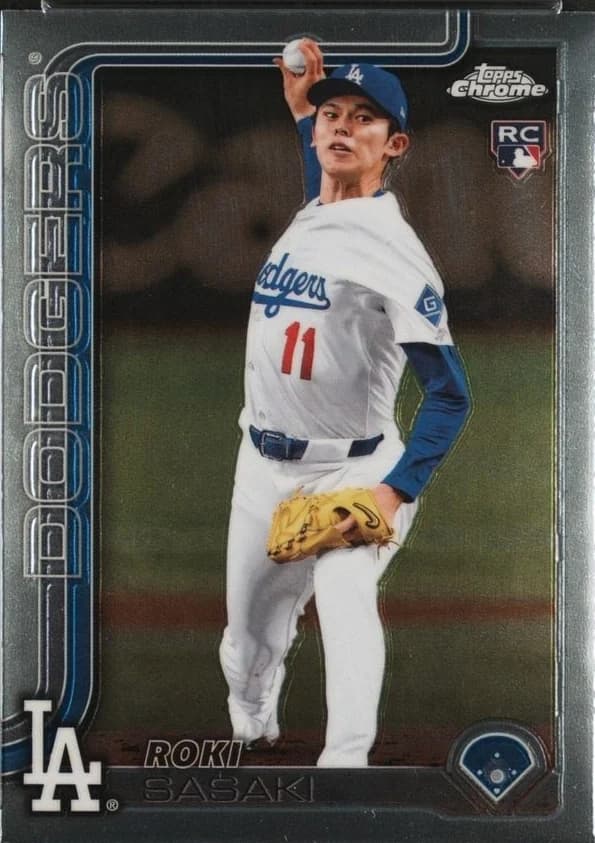 2025 Topps Chrome Roki Sasaki #217 card front