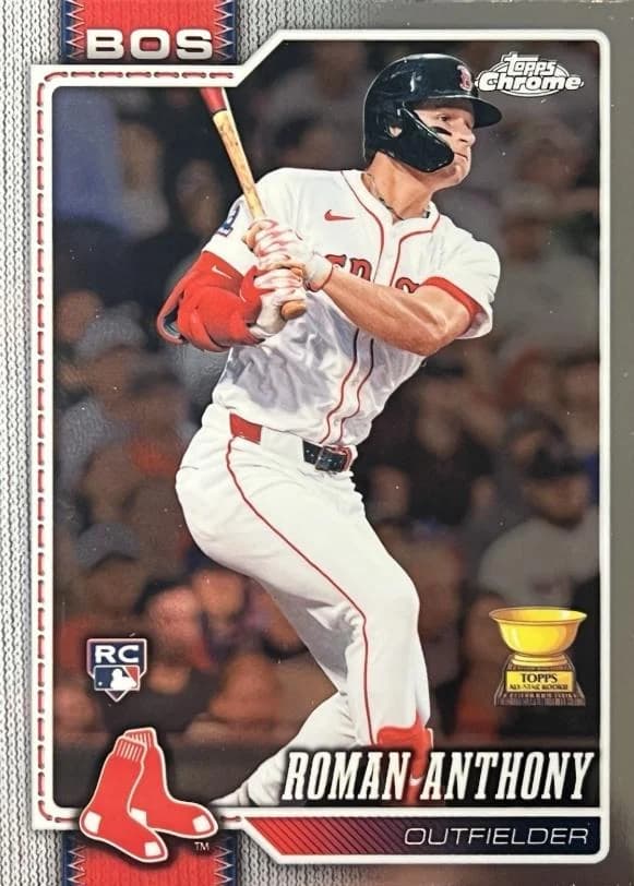 2026 Topps Chrome Roman Anthony #225 card front