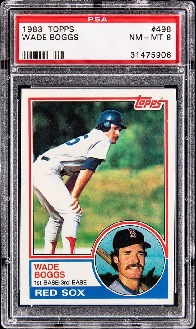 1983 Topps Wade Boggs #498 card front