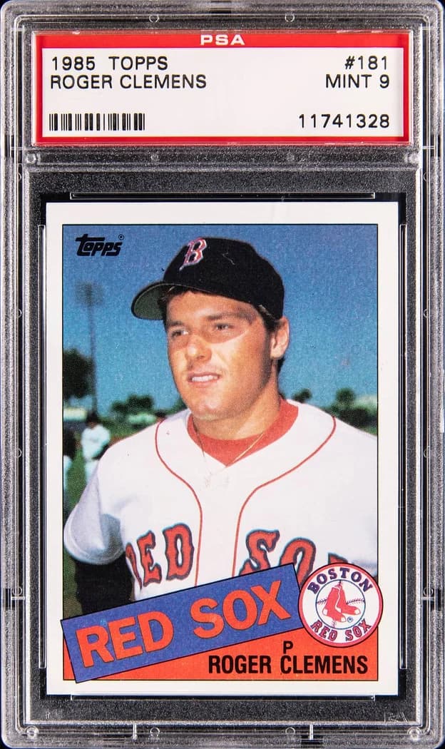 1985 Topps Roger Clemens #181 card front