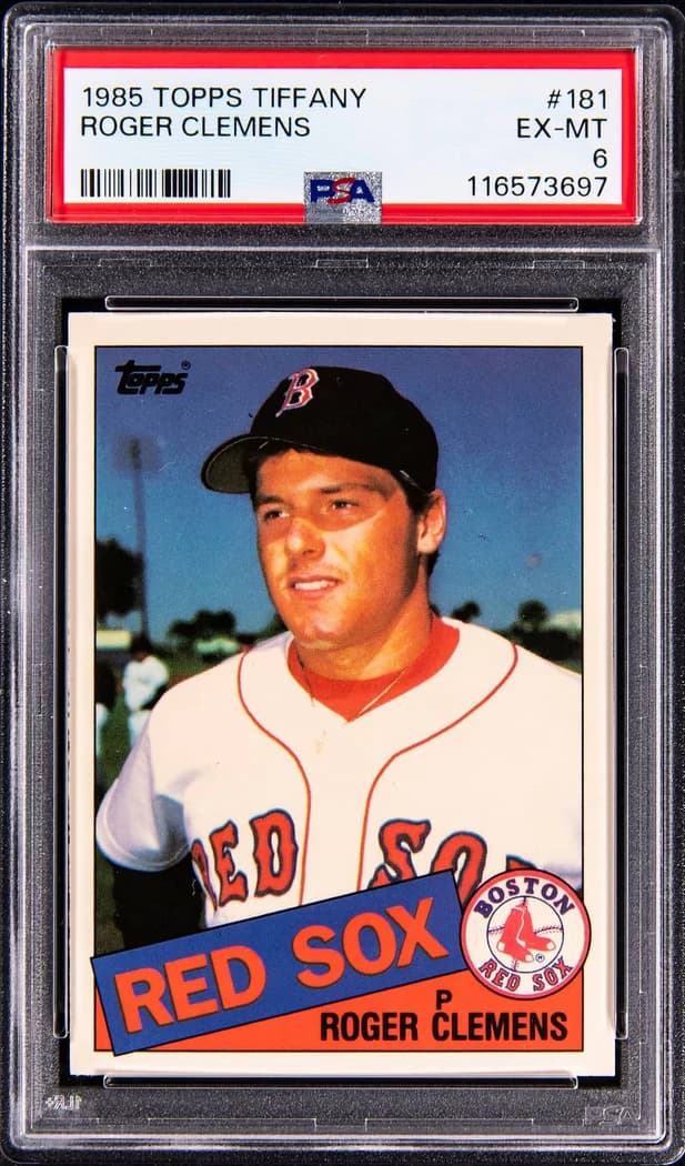 1985 Topps Tiffany Roger Clemens #181 card front