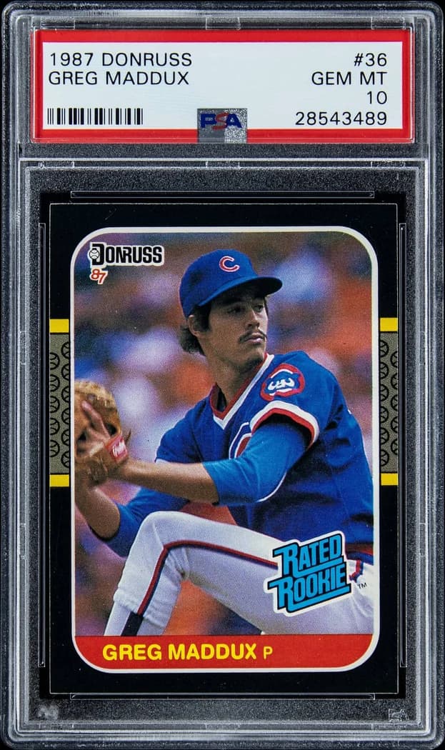 1987 Donruss Greg Maddux #36 card front