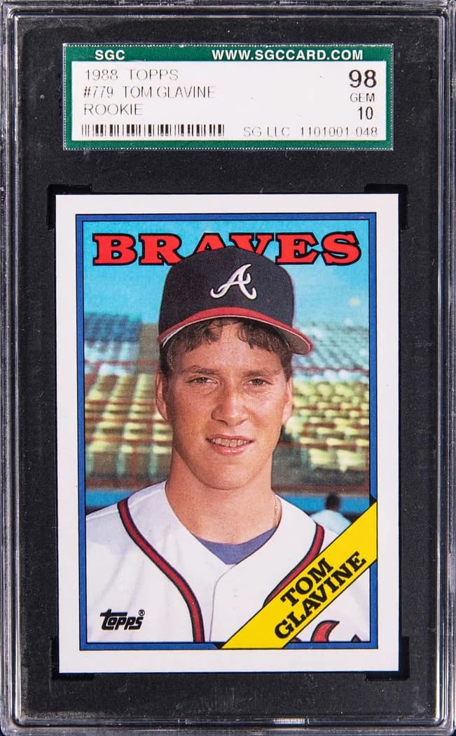 1988 Topps Tom Glavine #779 card front