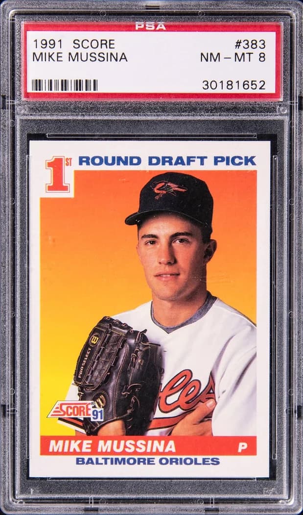 1991 Score Mike Mussina #383 card front