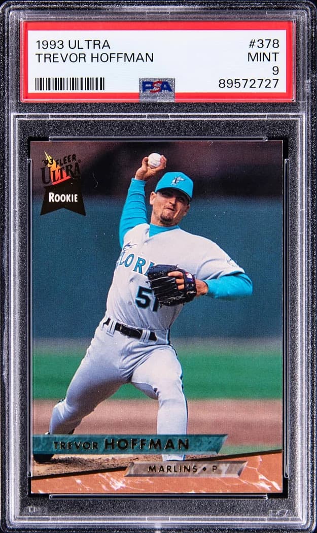 1993 Fleer Ultra Trevor Hoffman #378 card front