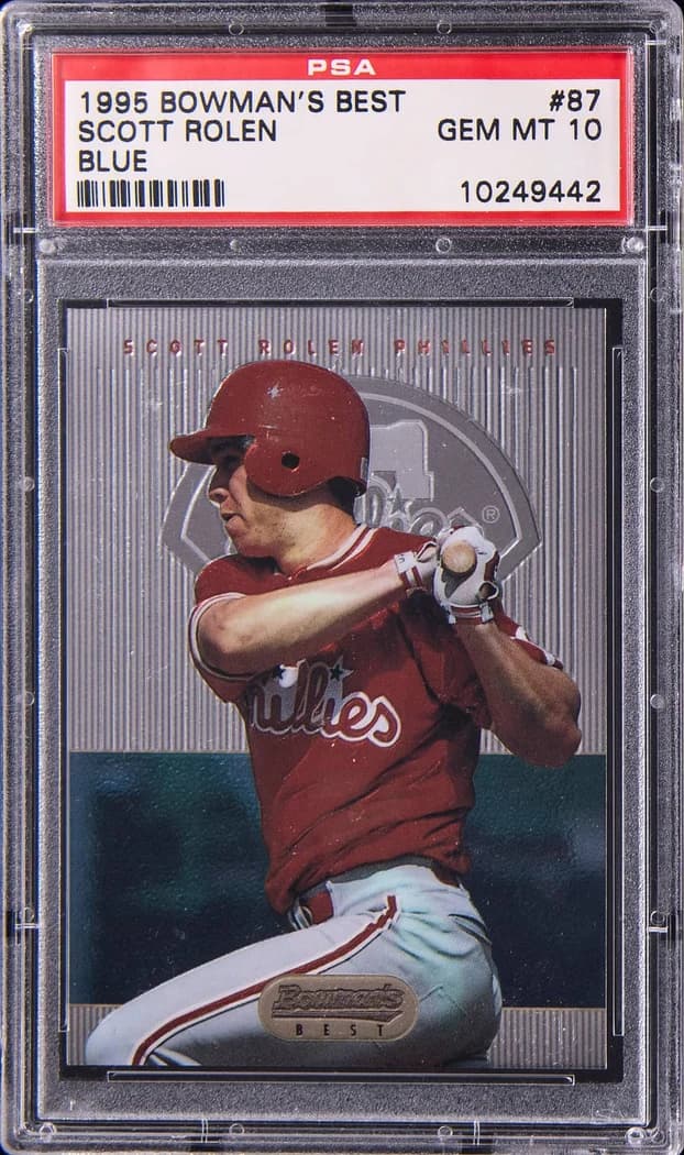 1995 Bowman's Best Scott Rolen #87 card front