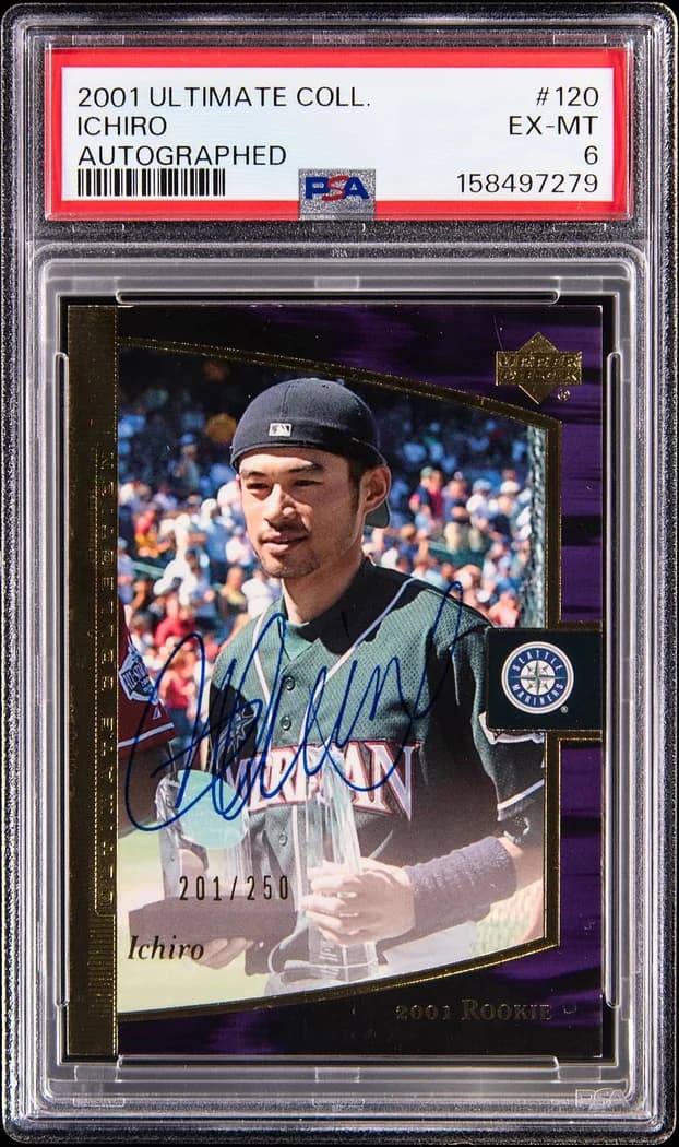 2001 Upper Deck Ultimate Collection Ichiro Suzuki #120 card front