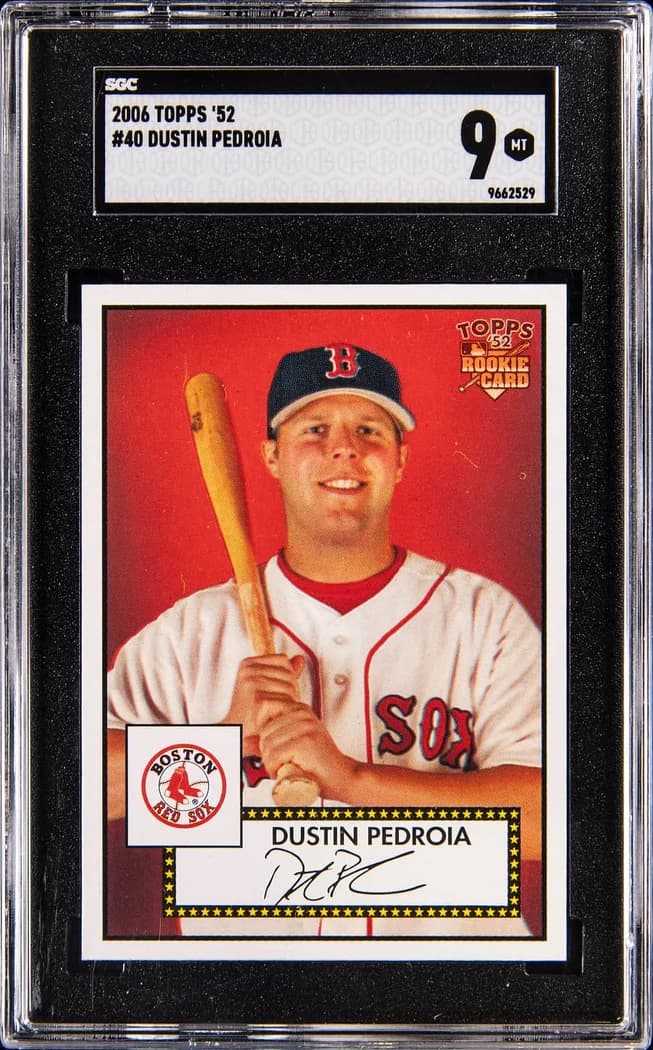 2006 Topps '52 Dustin Pedroia #40 card front