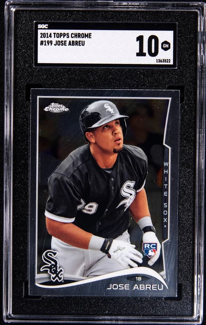 2014 Topps Chrome José Abreu #199 card front