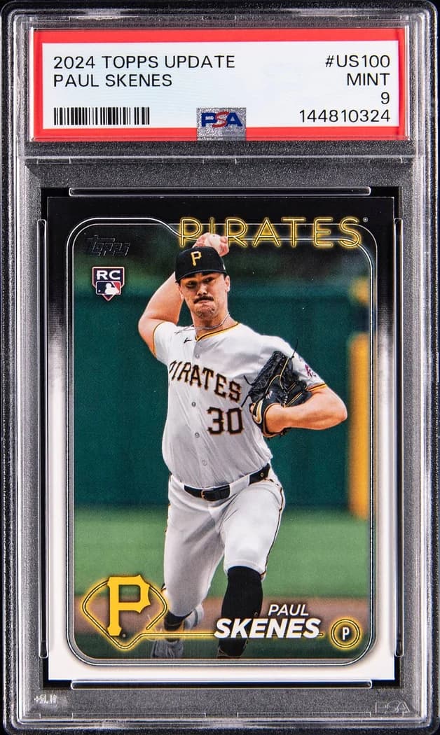 2024 Topps Update Paul Skenes #US100 card front