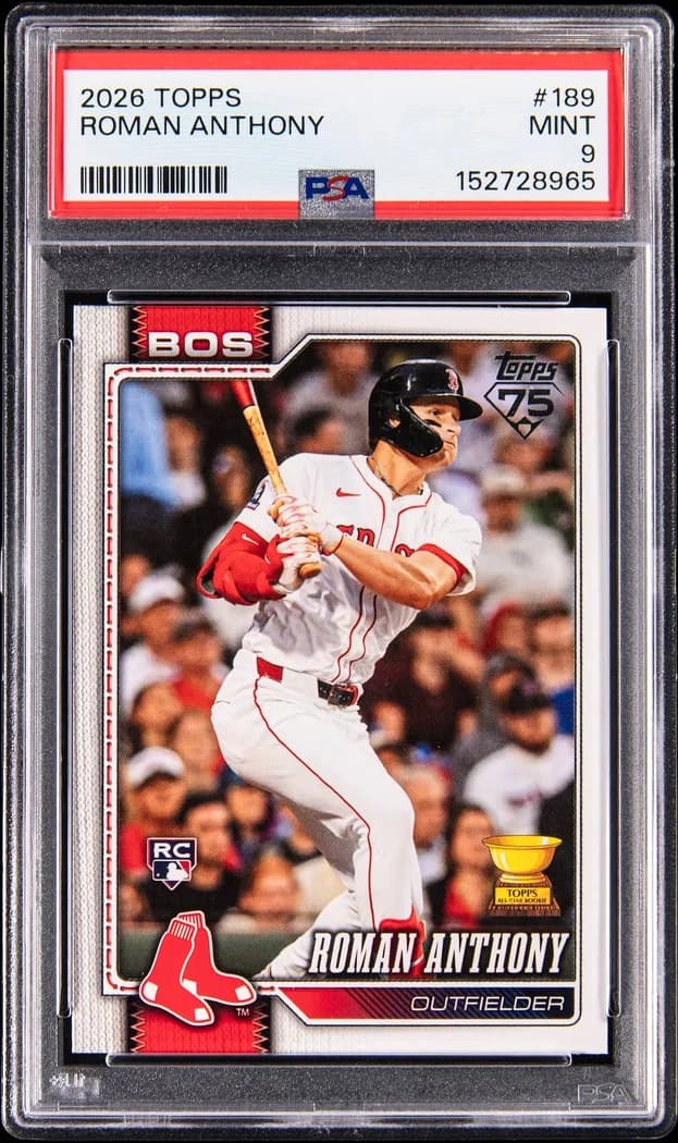 2026 Topps Roman Anthony #189 card front