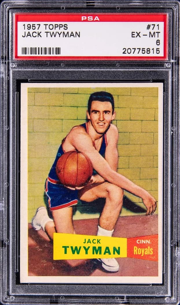 1957-58 Topps Jack Twyman #71 card front