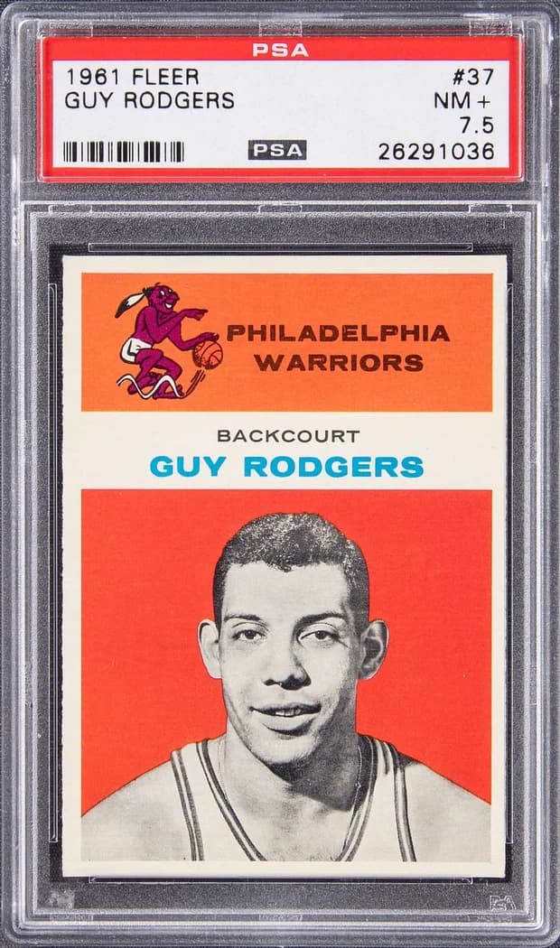 1961-62 Fleer Guy Rodgers #37 card front