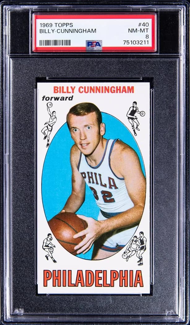1969-70 Topps Billy Cunningham #40 card front