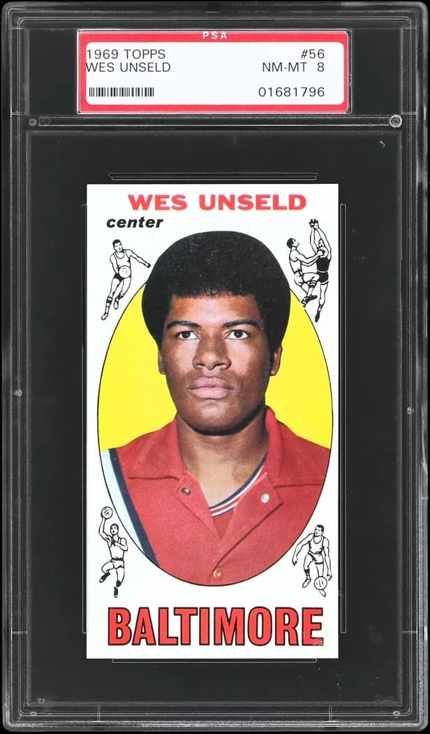 1969-70 Topps Wes Unseld #56 card front