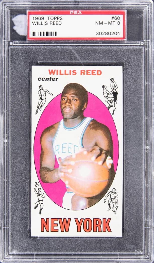 1969-70 Topps Willis Reed #60 card front