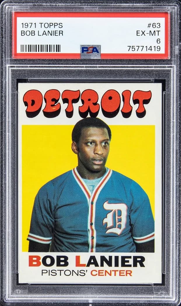 1971-72 Topps Bob Lanier #63 card front