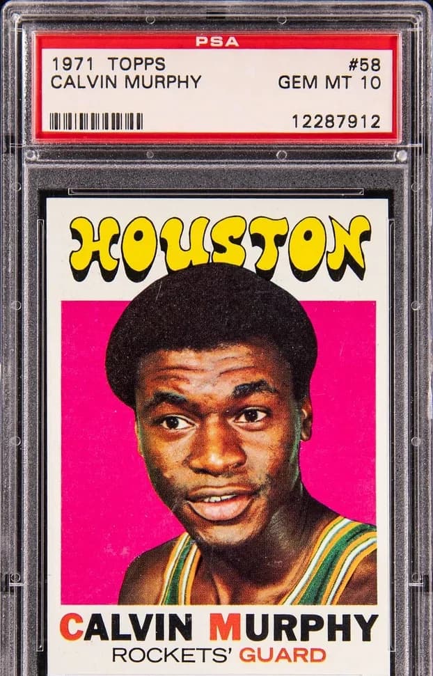 1971-72 Topps Calvin Murphy #58 card front
