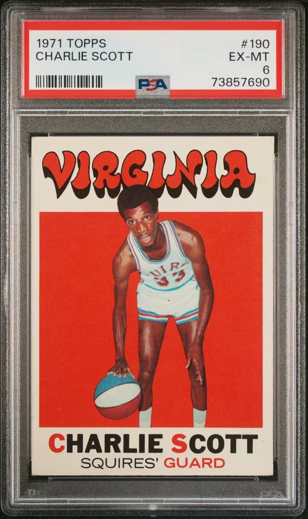 1971-72 Topps Charlie Scott #190 card front