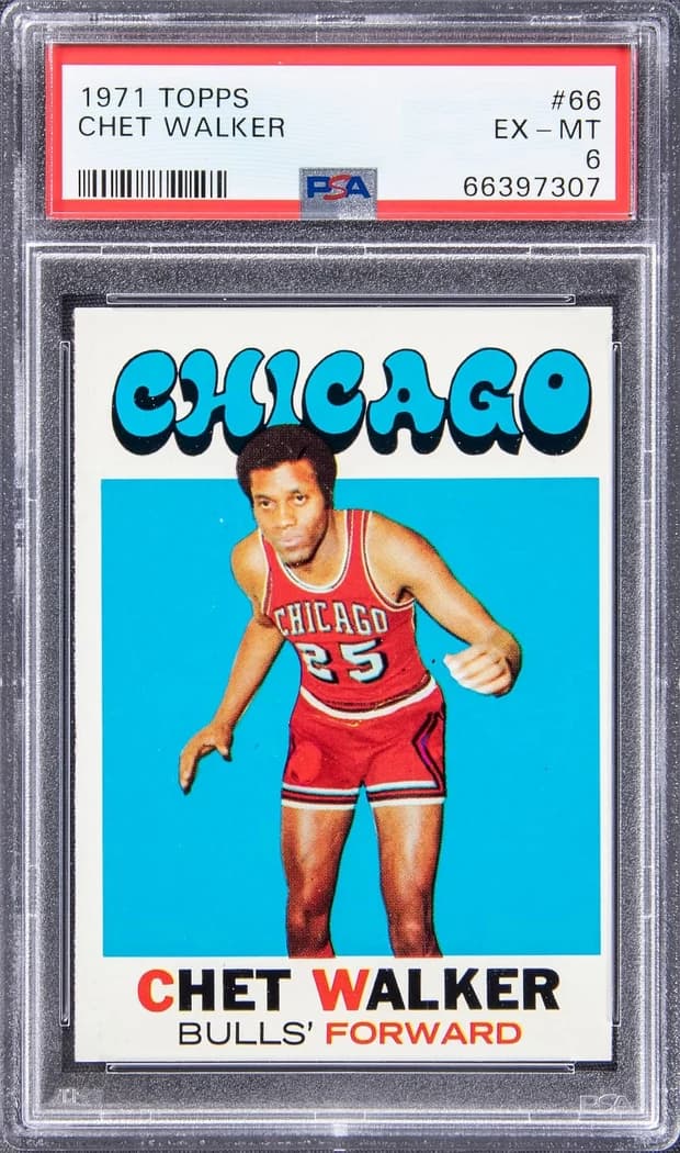 1971-72 Topps Chet Walker #66 card front