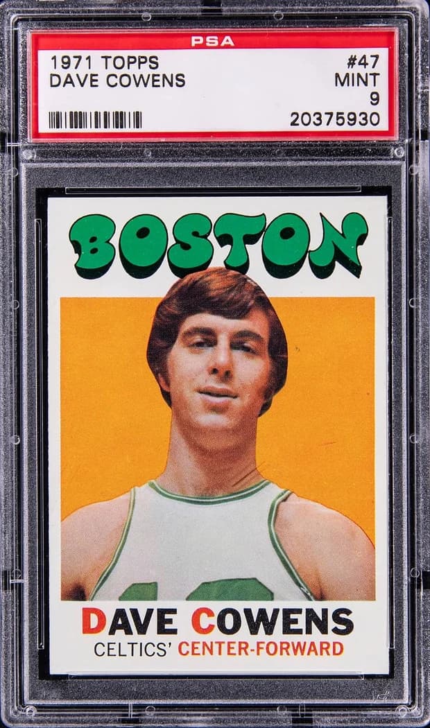 1971-72 Topps Dave Cowens #47 card front