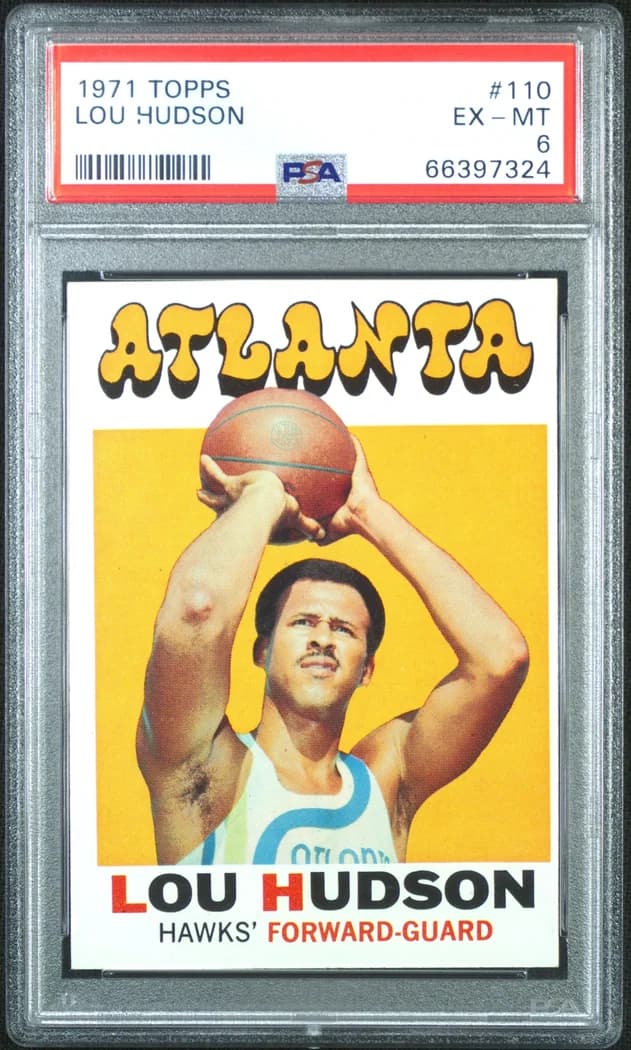 1971-72 Topps Lou Hudson #110 card front