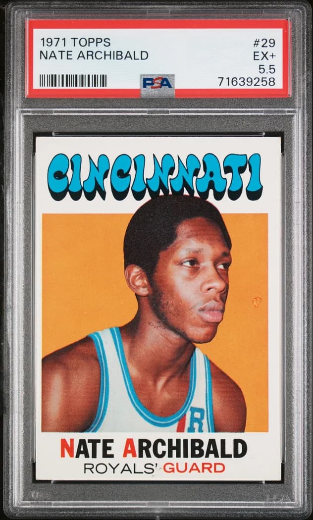 1971-72 Topps Nate Archibald #29 card front