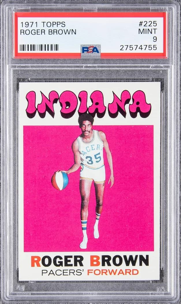 1971-72 Topps Roger Brown #225 card front
