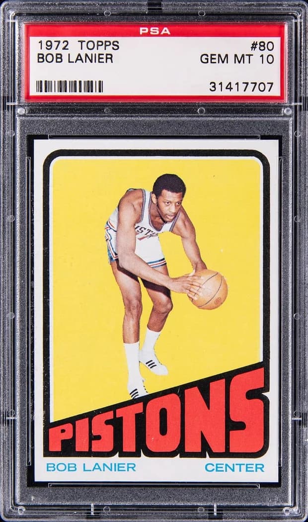 1972-73 Topps Bob Lanier #80 card front