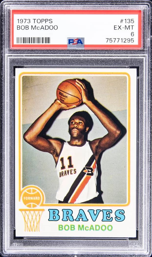 1973-74 Topps Bob McAdoo #135 card front