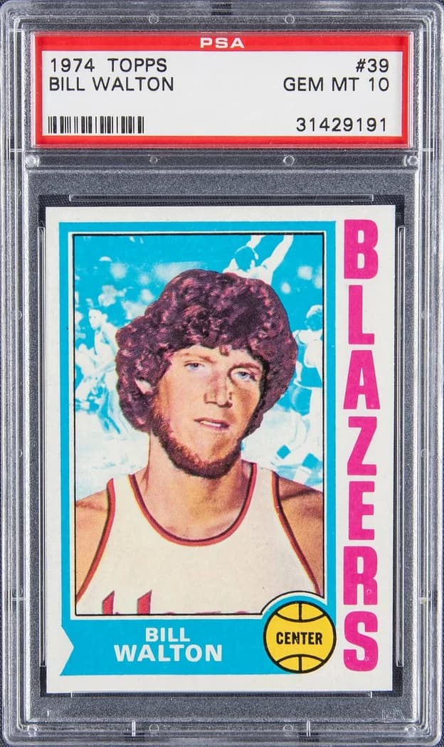 1974-75 Topps Bill Walton #39 card front