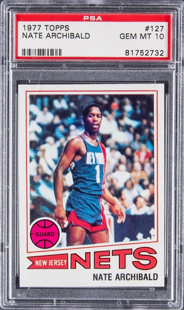1977-78 Topps Nate Archibald #127 card front