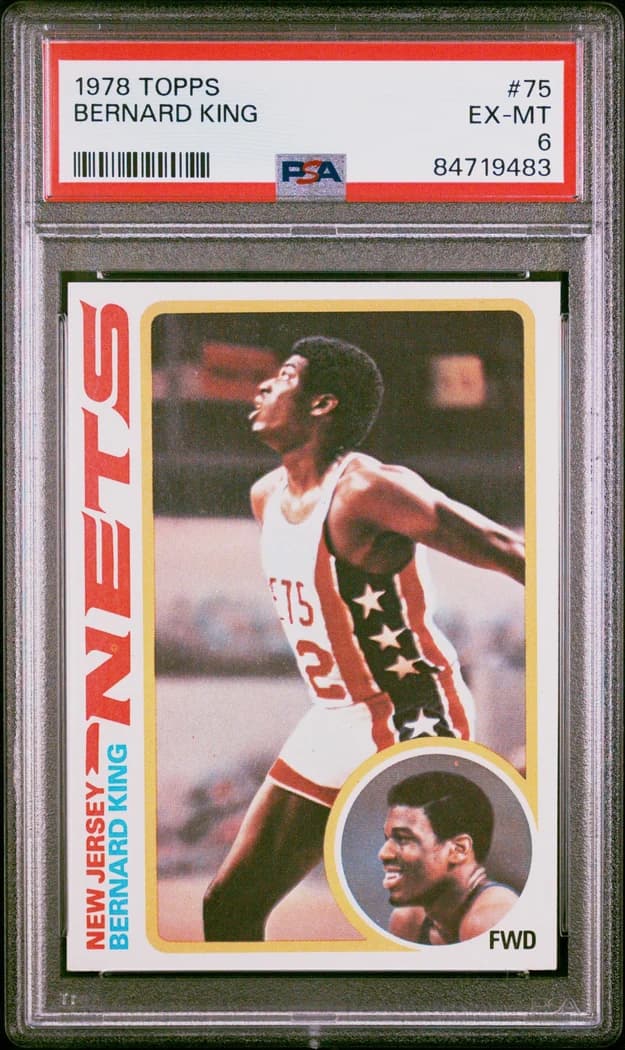 1978-79 Topps Bernard King #75 card front