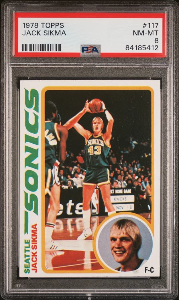 1978-79 Topps Jack Sikma #117 card front