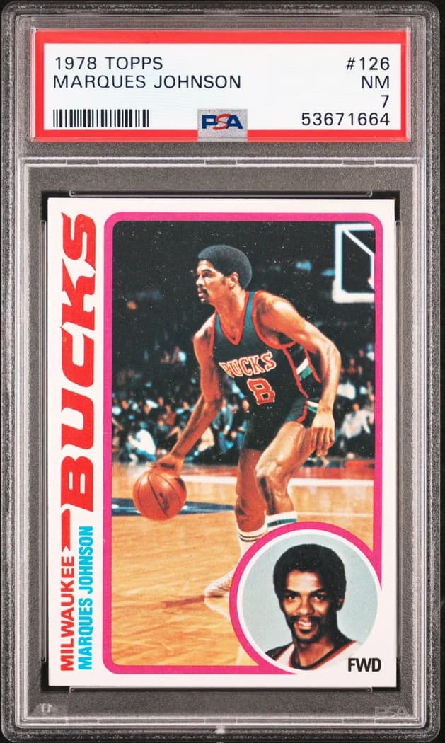 1978-79 Topps Marques Johnson #126 card front