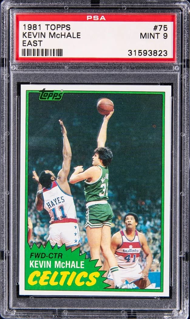 1981-82 Topps East Kevin McHale #75 card front