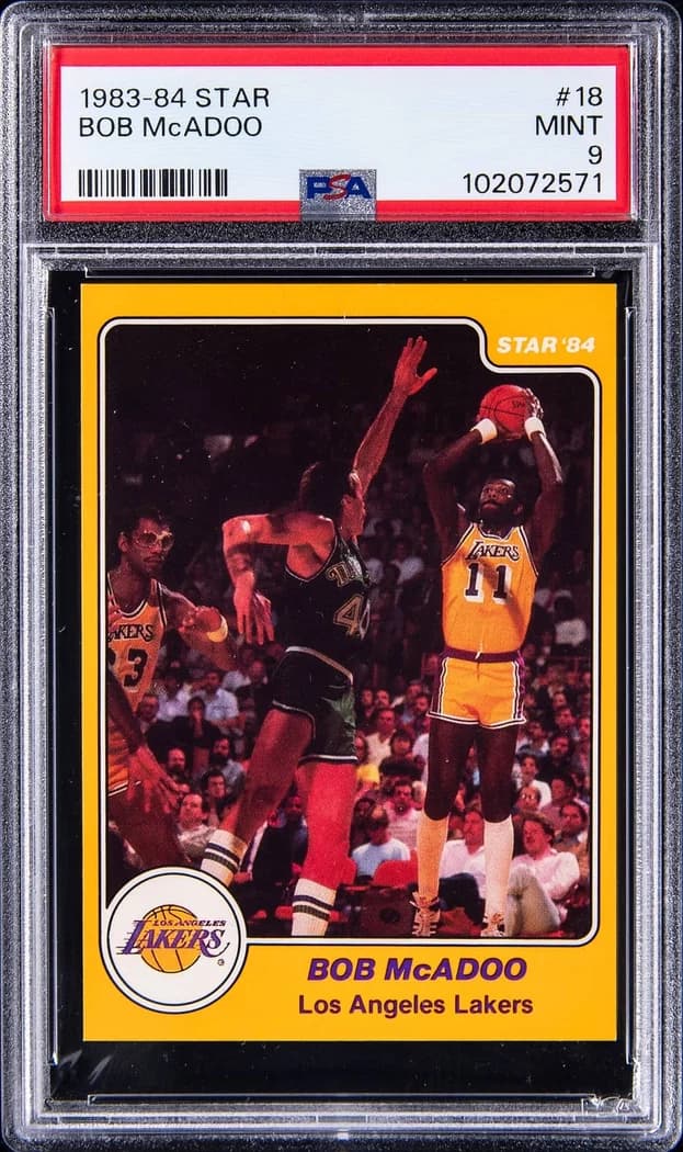 1983-84 Star Bob McAdoo #18 card front