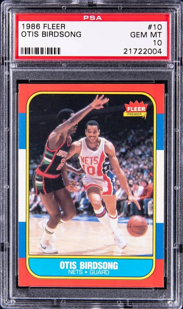 1986-87 Fleer Otis Birdsong #10 card front