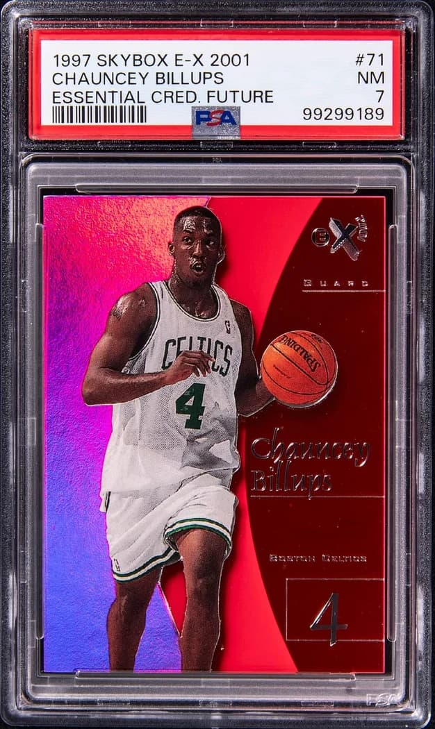 1997-98 SkyBox E-X2001 Essential Credentials Future Chauncey Billups #71 /10 card front