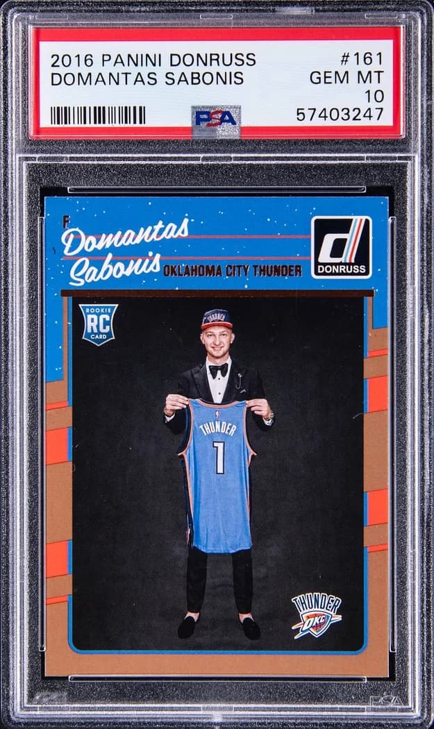 2016-17 Panini Donruss Domantas Sabonis #161 card front