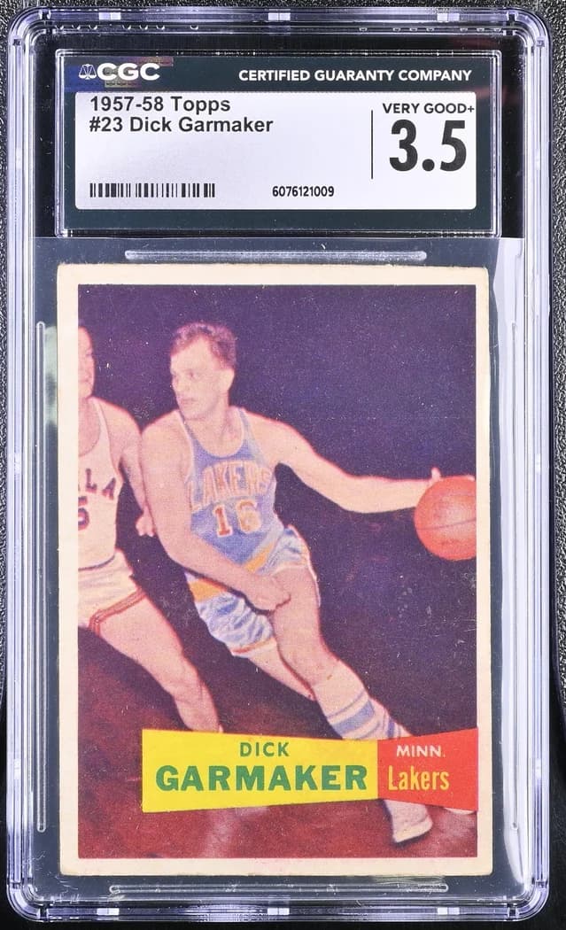 1957-58 Topps Dick Garmaker #23 card front