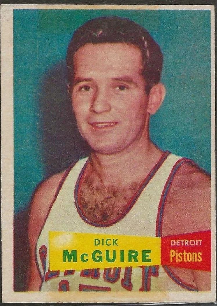 1957-58 Topps Dick McGuire #16 card front