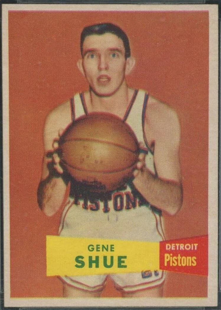 1957-58 Topps Gene Shue #26 card front